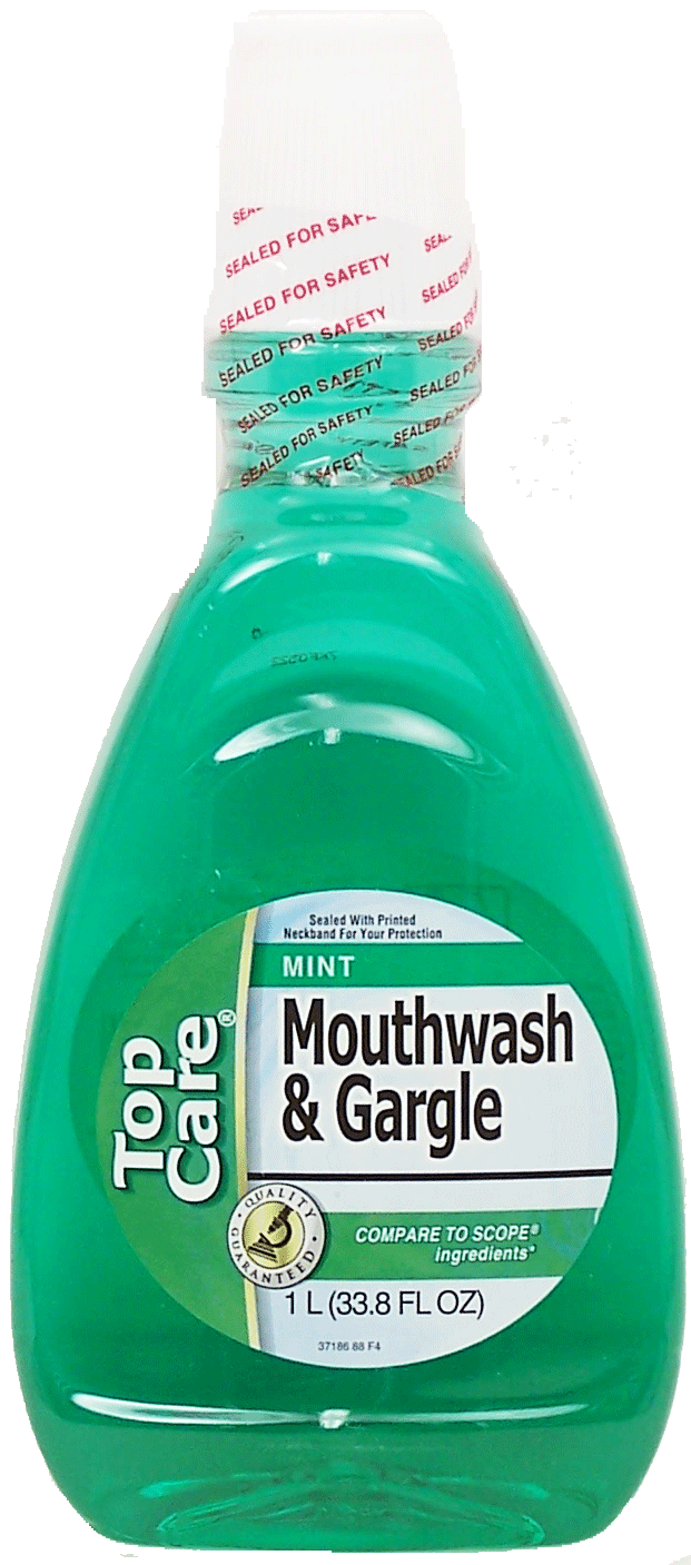 Top Care  mouthwash and gargle, mint flavor Full-Size Picture